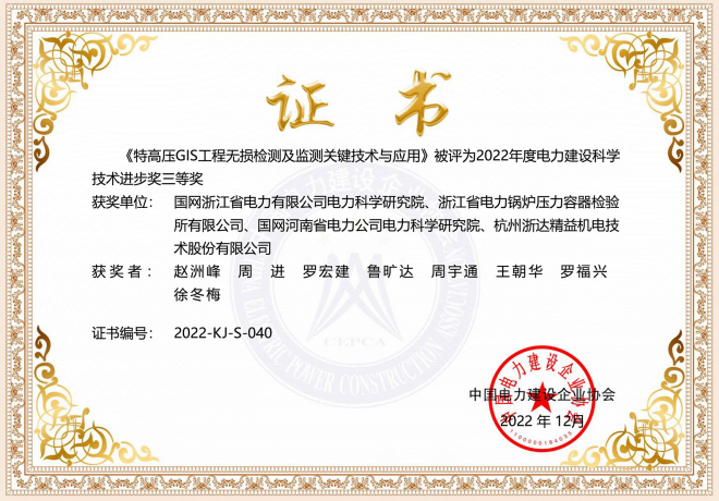 2022年度电力建设科学技术进步奖(图1)