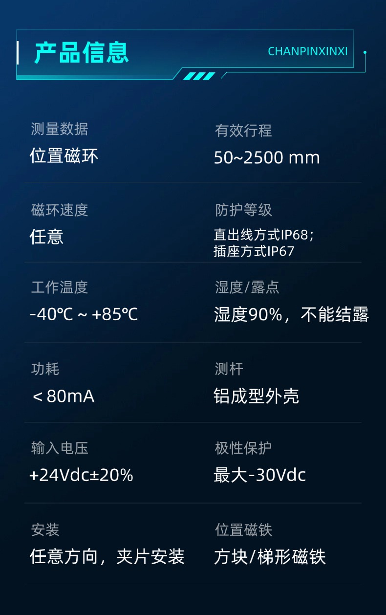 EP磁致伸缩位移传感器(图9)