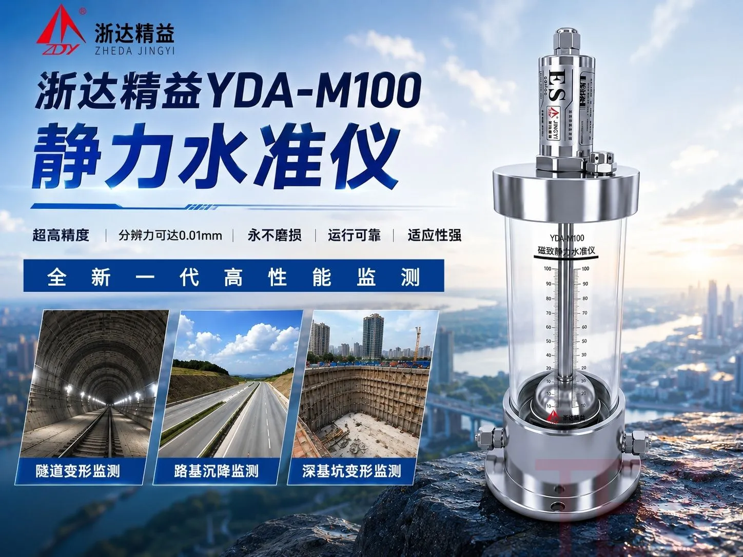 深耕测量技术，再拓监测边界 浙达精益柔性测斜仪、静力水准仪、倾角传感器三大监测新品正式发布(图3)